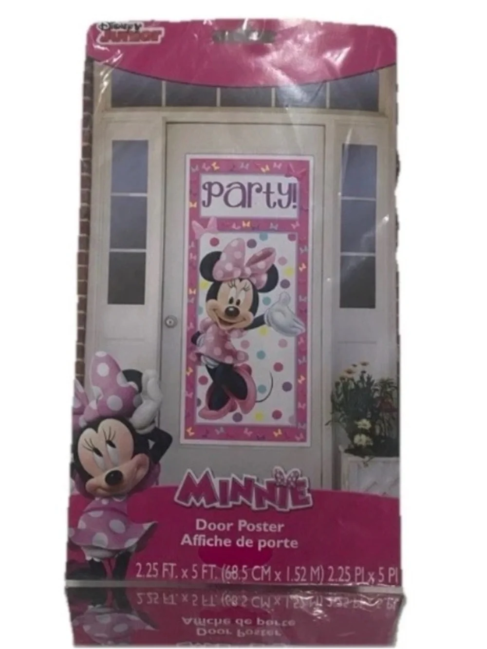 Minnie Mouse Girls 24pcs Puzzles, Jump Rope, Lanterns, Wall Decal & Door Poster